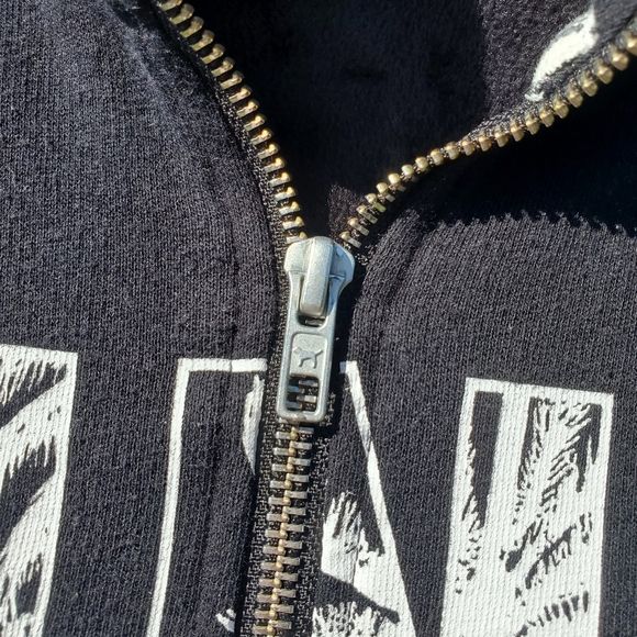 PINK VS Black & White 1/4 Zip Pullover Sweatshirt Size Large NWOT - Picture 11 of 16